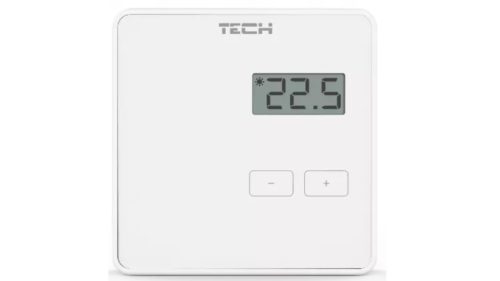 Bezprzewodowy<p>regulator pokojowy</p> <p>TECH R-8B  BIAŁY</p>
