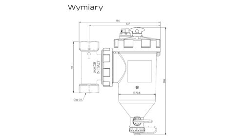 Separator magnetyczny <p>Filtr Afriso ADS 160 </p> - obrazek 2